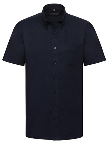 R-R-933M-0--Mens Short Sleeve Easy Care Oxford Shirt